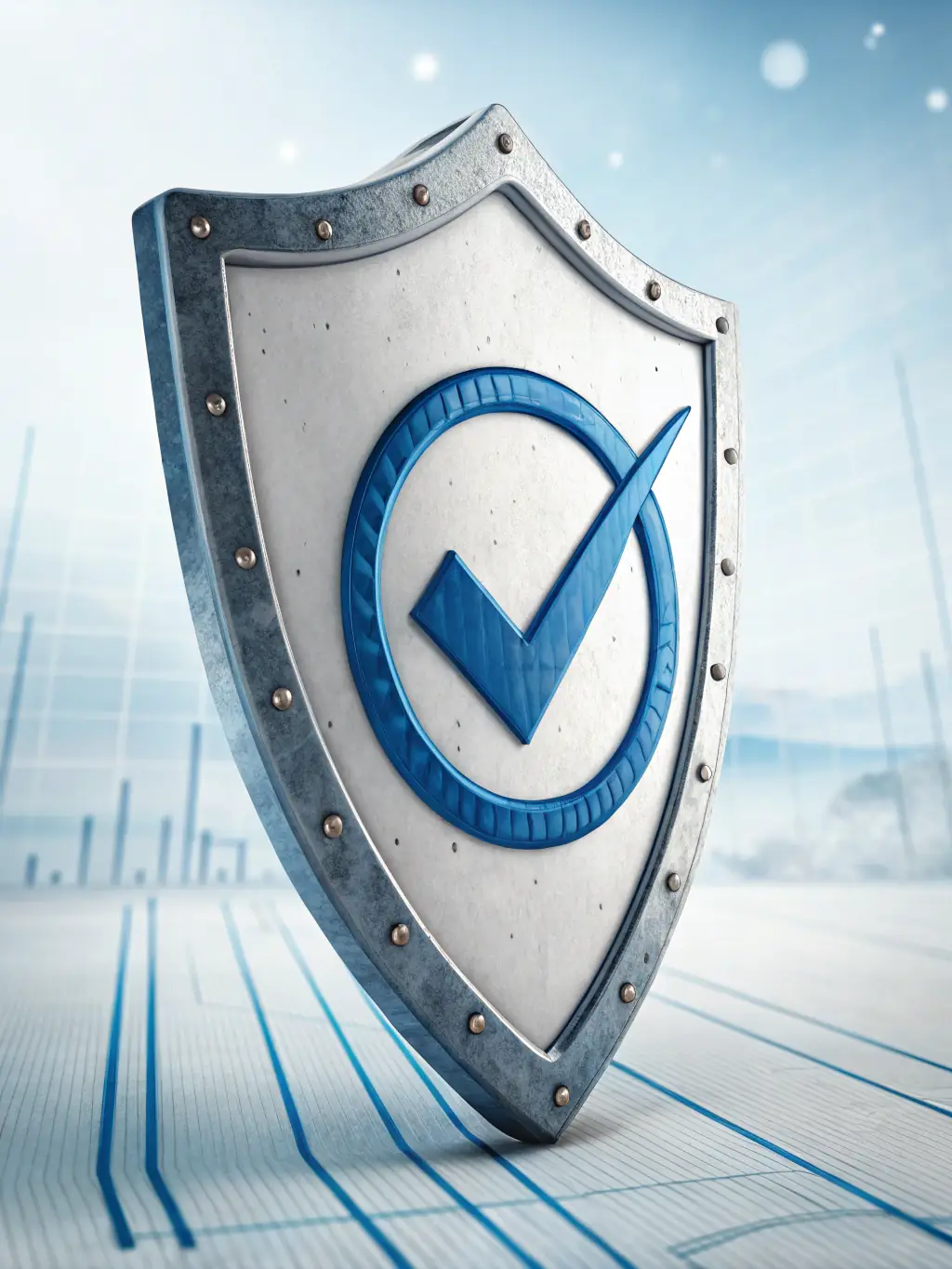 A shield icon with a checkmark inside, representing the proactive maintenance and security measures implemented by Capital A Web Studio.